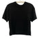 Kilte Size S / 1 Black Cashmere Elastic Waist Wide Leg Crop Pant Set Black / S / 1