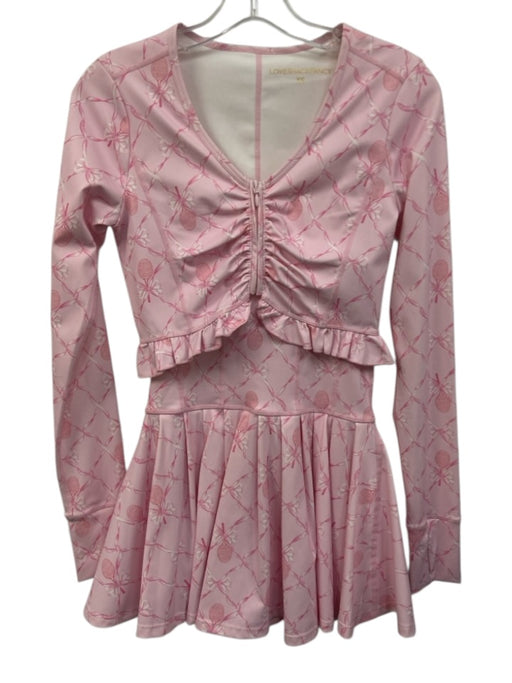 Loveshackfancy Size XXS / XS Light Pink Print Nylon Box Bag Lattice Dress Set Light Pink Print / XXS / XS