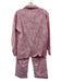 Julia Amory Size XS Pink & White Cotton Button Floral & Paisley Pajamas Pant Set Pink & White / XS