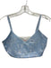Loveshackfancy Size S Light Blue Print Polyester Bows Sports Bra Bra Light Blue Print / S