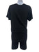 Kilte Size 1 Black Cashmere Elastic Waist Biker Short Sleeve Short Set Black / 1
