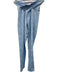 Loveshackfancy Size S Blue Print Polyester Bow Ruffle Detail Legging Leggings Blue Print / S