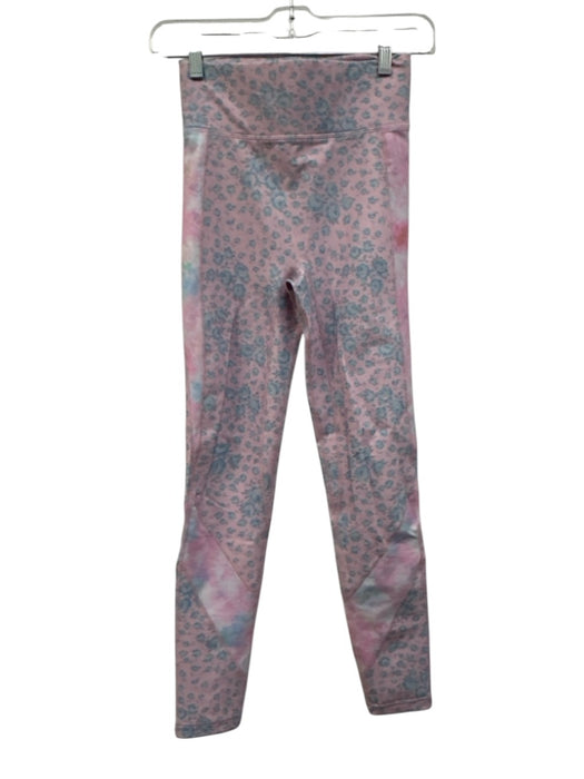 Loveshackfancy Size XS/TP Pink & Blue Prin t Polyester High Waist Leggings Pink & Blue Prin t / XS/TP