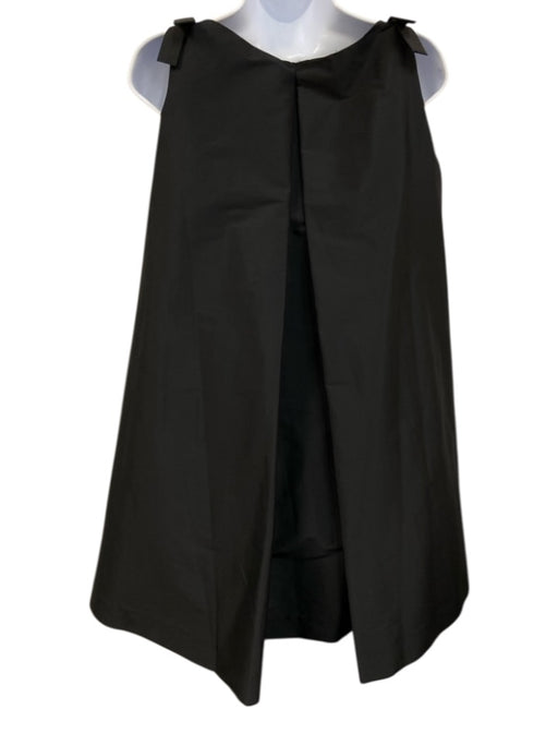 Bernadette Size XS / 36 Black Polyester Bow Shoulder trapeze Sleeveless Dress Black / XS / 36