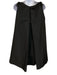 Bernadette Size XS / 36 Black Polyester Bow Shoulder trapeze Sleeveless Dress Black / XS / 36
