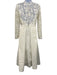 Sachin & Babi Size 0 White Polyester Fabric Block Lace Upper Pleated Skirt Dress White / 0