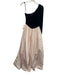 Born on Fifth x Antonio Melani Size 0 Baby Pink & Black Polyester Velvet Gown Baby Pink & Black / 0