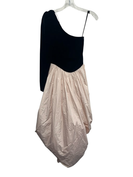 Born on Fifth x Antonio Melani Size 0 Baby Pink & Black Polyester Velvet Gown Baby Pink & Black / 0