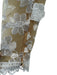 Bronx & Banco Size XS white & tan Viscose Sheer Mesh Floral Embroidery Dress white & tan / XS
