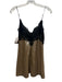 For Love & Lemons Size XS Black & Brown Polyester Fully Sequined Mini Dress Black & Brown / XS
