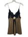 For Love & Lemons Size XS Black & Brown Polyester Fully Sequined Mini Dress Black & Brown / XS
