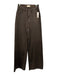 DL1961 Size 23 Dark Brown Cotton Denim Coated High Rise Wide Leg Jeans Dark Brown / 23