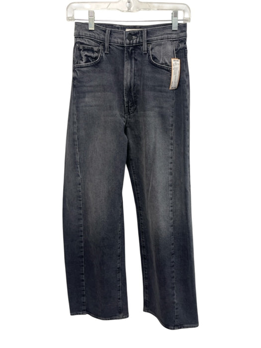 Mother Superior Size 24 Charcoal Gray Cotton Denim High Rise Wide Leg Jeans Charcoal Gray / 24