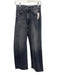 Mother Superior Size 24 Charcoal Gray Cotton Denim High Rise Wide Leg Jeans Charcoal Gray / 24