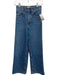 Sezane Size XS / 32 Medium Wash Cotton Denim High Rise Straight Wide Jeans Medium Wash / XS / 32