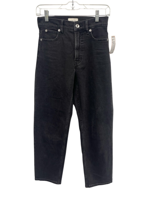 Everlane Size 23 Faded Black Cotton Denim Straight Cut Jeans Faded Black / 23