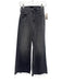 Mother Size 24 Charcoal Gray Cotton Denim High Rise Wide Leg Jeans Charcoal Gray / 24