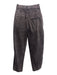 Chanel Size XS / 34 Pink & Black Cotton Denim Faded Pleated Tuxedo Stripe Jeans Pink & Black / XS / 34