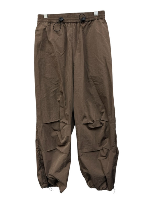 Cecilie Bahnsen Size 2 Brown & Black Polyamide Elastic Waist Drawstring Pants Brown & Black / 2