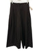 COS Size 2 Chocolate Brown Polyester Blend High Rise Wide Leg Trouser Pants Chocolate Brown / 2