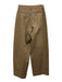 THELATEST Size XS / 36 Taupe Brown Cotton Pleated High Rise Wide Leg Pants Taupe Brown / XS / 36