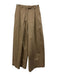 THELATEST Size XS / 36 Taupe Brown Cotton Pleated High Rise Wide Leg Pants Taupe Brown / XS / 36