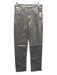 Gap Size 24 Silver Gray Cotton Denim Coated Metallic Slim Straight Jeans Silver Gray / 24