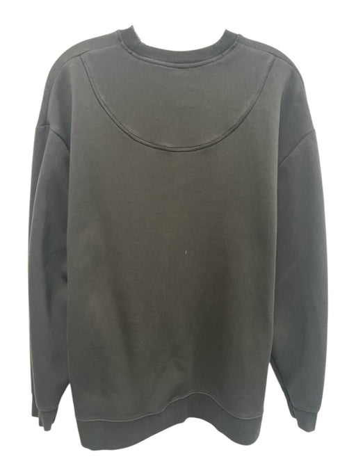 Stella McCartney Adidas Size S Black Cotton Logo Long Sleeve Crew Neck Sweater Black / S