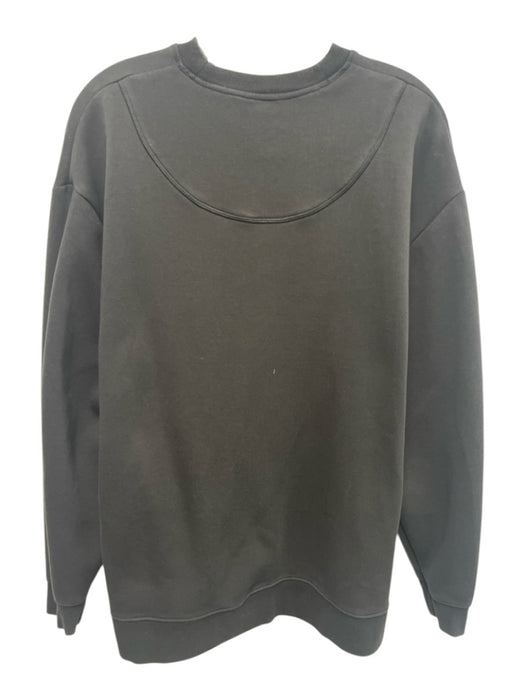 Stella McCartney Adidas Size S Black Cotton Logo Long Sleeve Crew Neck Sweater Black / S