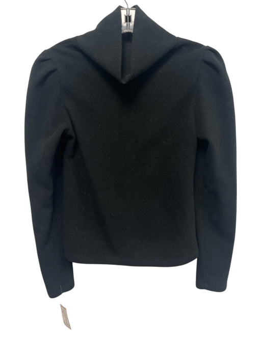 Dudley Stephens Size XS Black Polyester Fleece Mock Neck Long Sleeve Sweater Black / XS