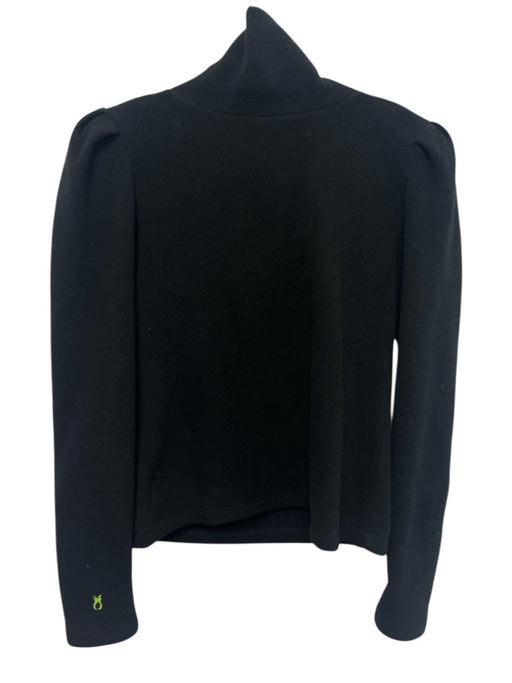 Dudley Stephens Size XS Black Polyester Fleece Mock Neck Long Sleeve Sweater Black / XS