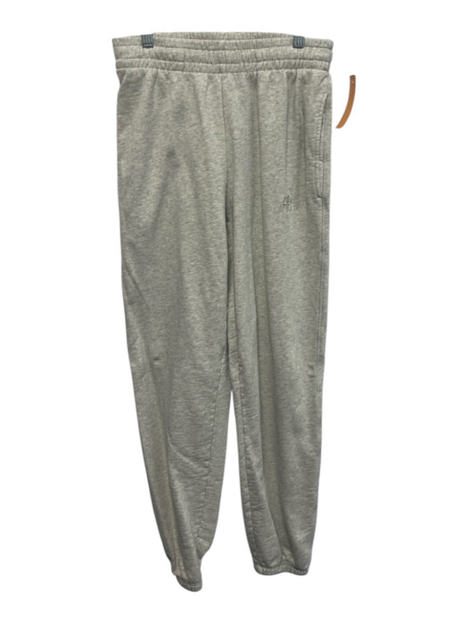 Anine Bing Size XS Light Gray Cotton Elastic Waist Heathered Sweatpants Pants Light Gray / XS