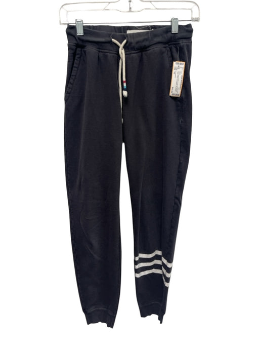 Sol Angeles Size XS faded black & white Cotton Drawstring Waist Jogger Pants faded black & white / XS