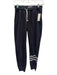 Sol Angeles Size XS faded black & white Cotton Drawstring Waist Jogger Pants faded black & white / XS
