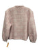 Julia Amory Size XS Pink & White Print Cotton Quilted Snaps Jacket Pink & White Print / XS