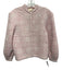 Julia Amory Size XS Pink & White Print Cotton Quilted Snaps Jacket Pink & White Print / XS