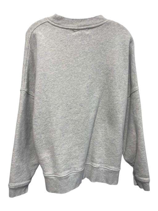 Yellow Label Co. Size One Size Light Gray Cotton Heathered Long Sleeve Sweater Light Gray / One Size