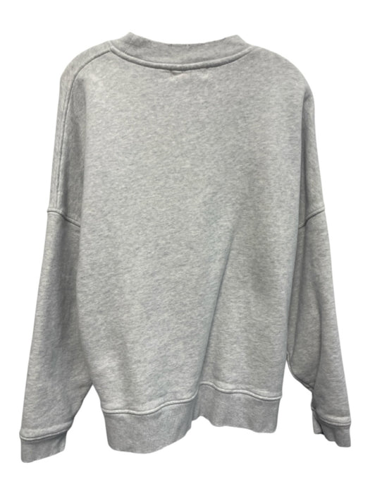 Yellow Label Co. Size One Size Light Gray Cotton Heathered Long Sleeve Sweater Light Gray / One Size
