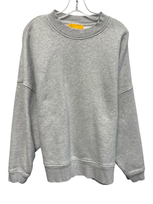 Yellow Label Co. Size One Size Light Gray Cotton Heathered Long Sleeve Sweater Light Gray / One Size