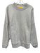 Yellow Label Co. Size One Size Light Gray Cotton Heathered Long Sleeve Sweater Light Gray / One Size