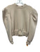 Hunter Bell Size XS Light Beige Rayon Blend Puff Shoulder Long Sleeve Sweater Light Beige / XS
