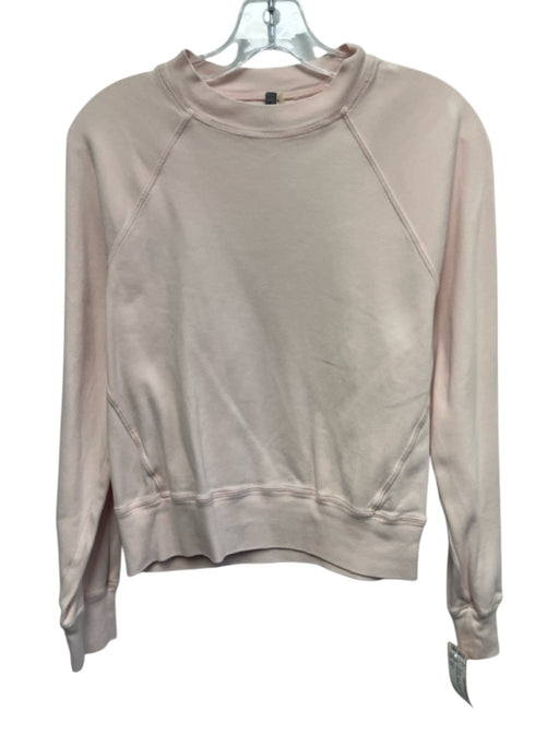 Vimmia Size XS Light Pink Cotton Sweatshirt Raglan Long Sleeve Sweater Light Pink / XS