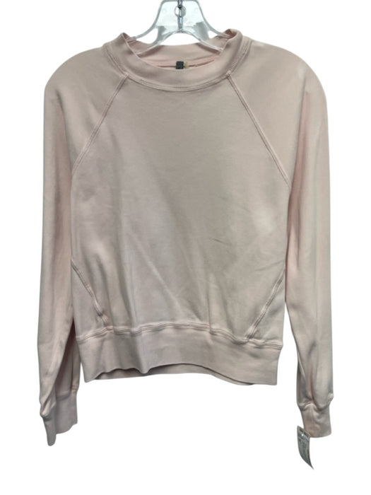 Vimmia Size XS Light Pink Cotton Sweatshirt Raglan Long Sleeve Sweater Light Pink / XS