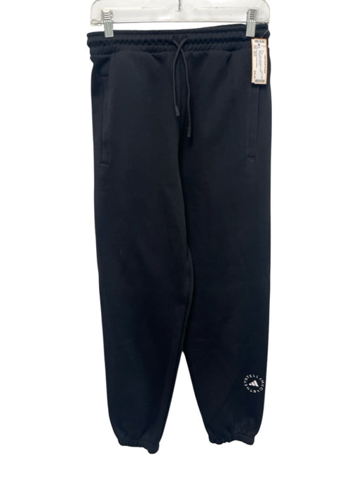 Stella McCartney Adidas Size XS/S Black Cotton Drawstring Jogger Pants Black / XS/S