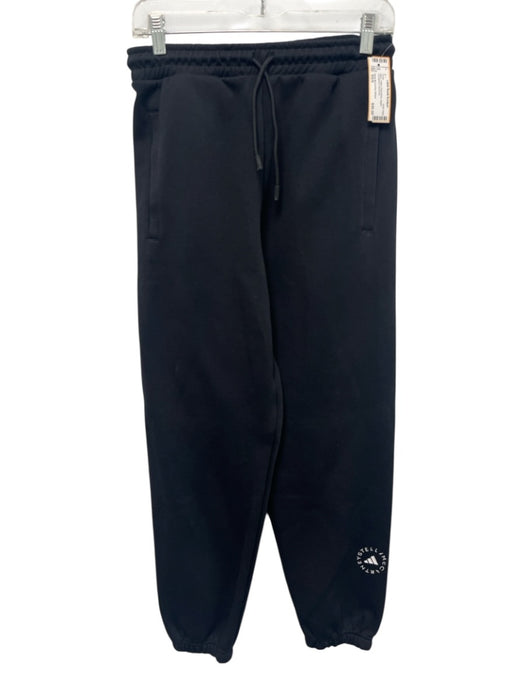 Stella McCartney Adidas Size XS/S Black Cotton Drawstring Jogger Pants Black / XS/S