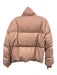 SAM Size XS Blush Pink Polyester Velvet Puffer Snaps Long Sleeve Jacket Blush Pink / XS