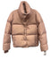 SAM Size XS Blush Pink Polyester Velvet Puffer Snaps Long Sleeve Jacket Blush Pink / XS