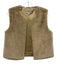 Target Collab Size XS Beige Faux Fur Open Front Vest Beige / XS