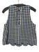Lisa Marie Fernandez Size 0 Navy Blue & White Cotton Blend Gingham Crop Pant Set Navy Blue & White / 0