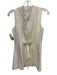 Antonio Melani Size 0 Cream Beige Maxi Skirt Sleeveless Shell buttons Skirt Set Cream Beige / 0